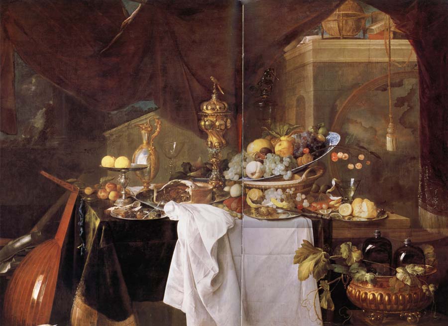 Jan Davidsz. de Heem Fruits et vaisselle:un dessert